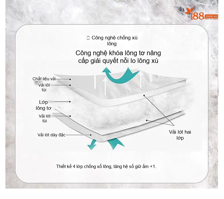Áo Khoác Dạ Nam Dáng Dài Vừa Có Lớp Lót Lông Vũ Tháo Rời Màu Xám, Đen chi tiết 8