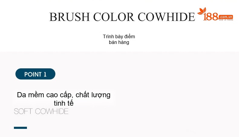 Giày Tây Buộc Dây Nam Da Bò Dập Vân Chiều Cao Đế Khoảng 3cm Màu Đen, Nâu chi tiết 4