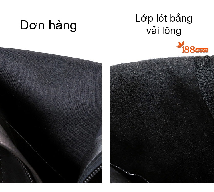 Boot Nữ Nỉ Gót Nhọn Chiều Cao Đế Khoảng 7cm Viền Đá Sang Trọng Màu Đen chi tiết 24