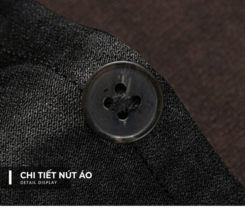Áo Thun Nam Tay Ngắn Lụa Tơ Tằm Cổ Trụ Form Rộng Trung Niên Màu Nâu, Xám chi tiết 18