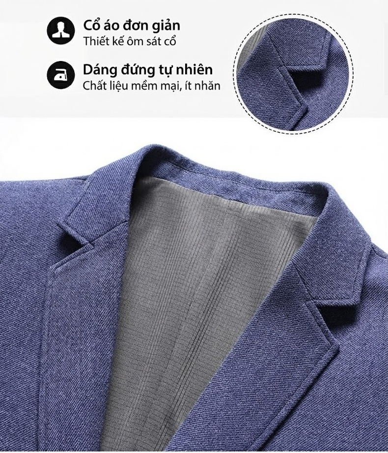 Áo Vest Nam Dệt Kim Co Giãn Không Nhăn Phong Cách Hàn Quốc Màu Đỏ Tía, Xanh Navy, Be, Xám... chi tiết 14