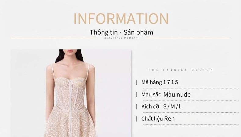 Váy Dây Nữ Ren Lưới Xẻ Tà Dáng Dài chi tiết 1