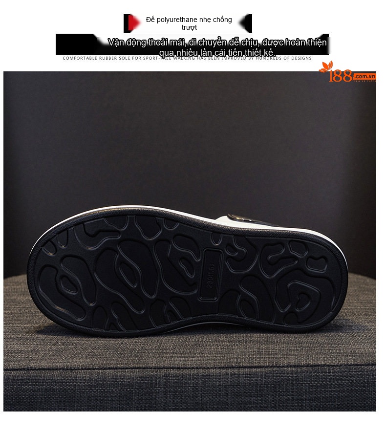 Giày Thể Thao Nữ Đế Cao Khoảng 5cm Kiểu Dáng Sneaker Màu Trắng, Đen, Vàng chi tiết 13
