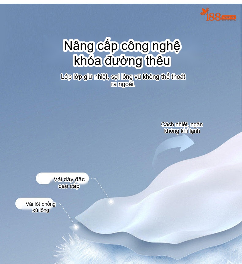 Áo Khoác Phao Nam Dáng Dài Có Mũ Trùm Đầu 90% Lông Vịt Trắng Dày Dặn Giữ Ấm Màu Đen, Kem chi tiết 7