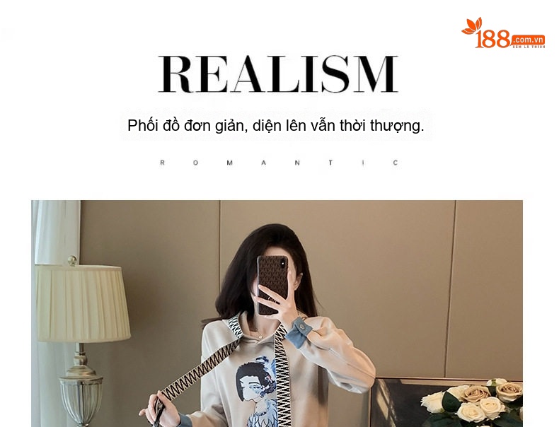 Set Bộ Áo Hoodie và Chân Váy Dáng Dài Nữ Lót Lông Dày Dặn Phong Cách Thời Trang Màu Be chi tiết 3