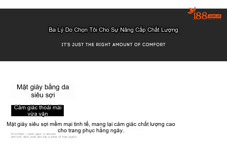 Giày Thể Thao Nam Da Bóng Chiều Cao Đế Khoảng 3cm Màu Trắng, Đen chi tiết 7