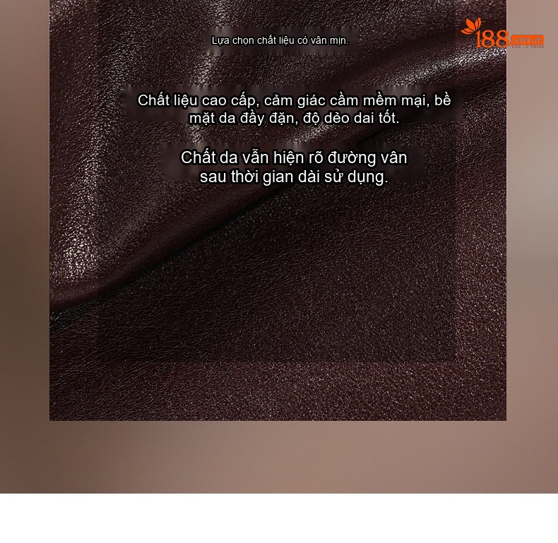 Túi Hobo Nữ Da Bò Thuần Chất Lượng Cao Đeo Vai Đeo Chéo Phong Cách Cổ Điển Màu Nâu chi tiết 14