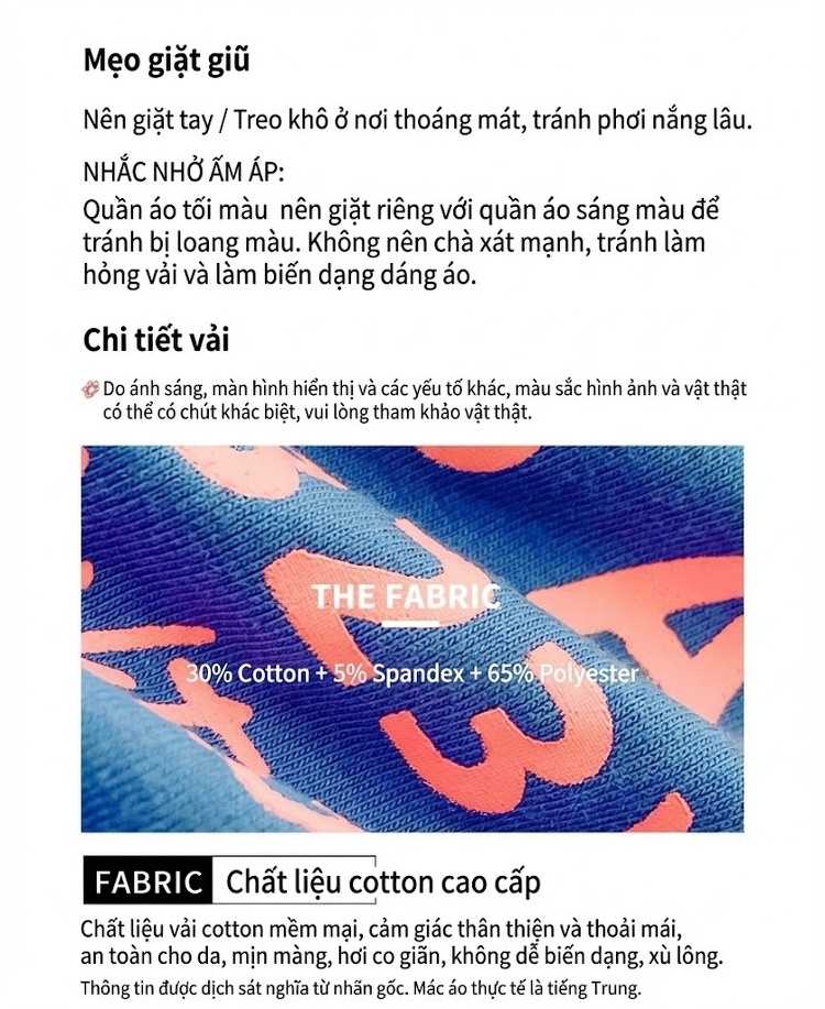 Áo Thun Nữ Tay Ngắn Form Rộng Viền Ren Hoa Văn Màu Trắng, Xanh, Tím chi tiết 4