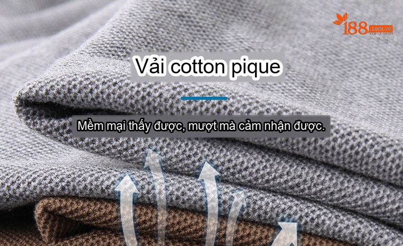 Áo Thun Polo Nam Cotton Tay Ngắn Form Rộng Cổ Bẻ Màu Xám, Nâu, Đen, Xanh Navy... chi tiết 5