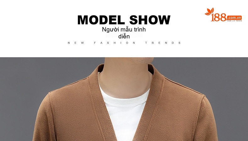 Áo Khoác Cardigan Nam Dệt Kim Lông Cừu Non Khóa Cài Túi Hộp Phong Cách Hàn Quốc Màu Xám, Nâu, Đen, Xanh... chi tiết 10