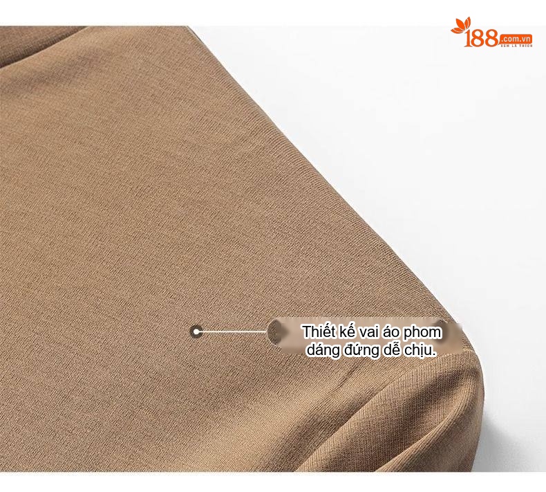 Áo Thun Dài Tay Nam Cổ Lọ Vải Cotton Thoáng Khí Giữ Ấm Mùa Thu Đông Màu Đen, Trắng, Nâu, Xám... chi tiết 36
