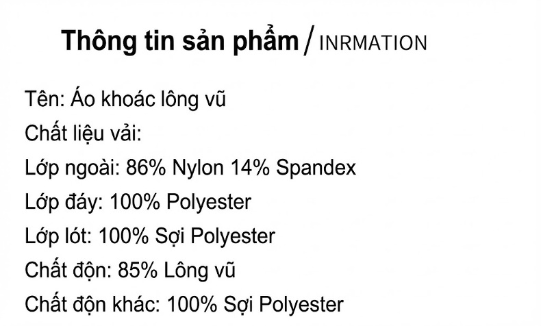 Áo Khoác Phao Nam Trung Niên Chất Liệu Milk Silk Lót Lông Vũ Trắng 85/15 Màu Xanh Navy chi tiết 15