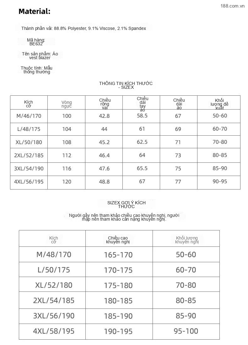 Áo Vest Nam Casual Kẻ Caro Phong Cách Anh Quốc Chống Nhăn Màu Nâu, Be, Xám chi tiết 2