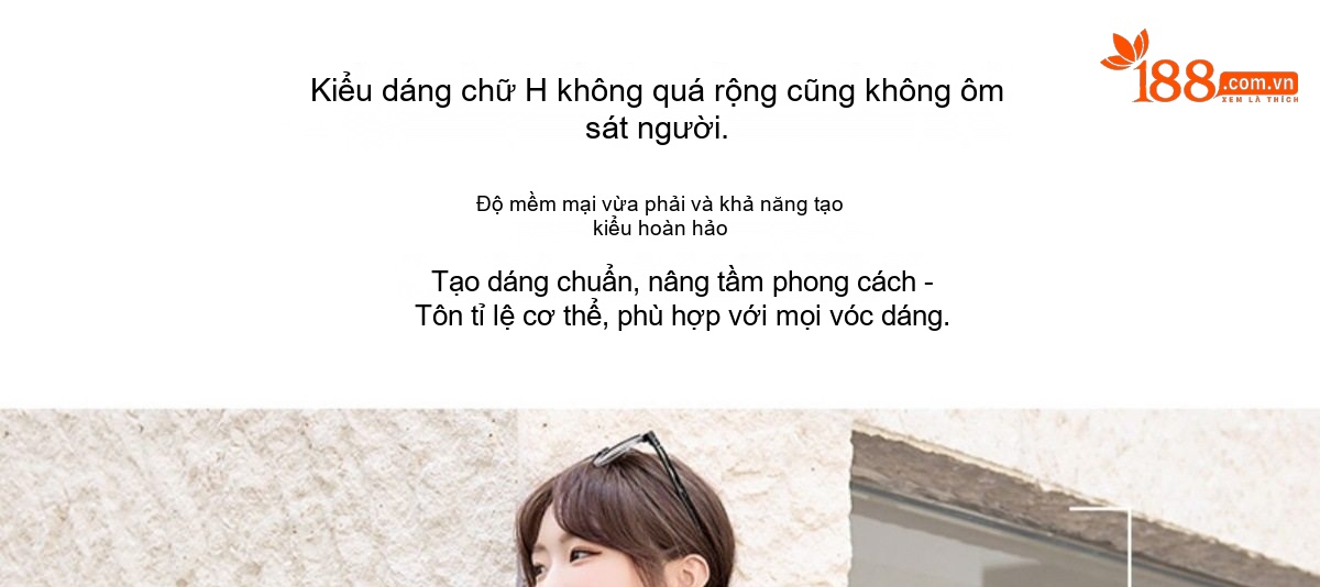 Áo Khoác Mangto Nữ Dáng Vừa Hàn Quốc Thanh Lịch Màu Be, Nâu Đất chi tiết 15