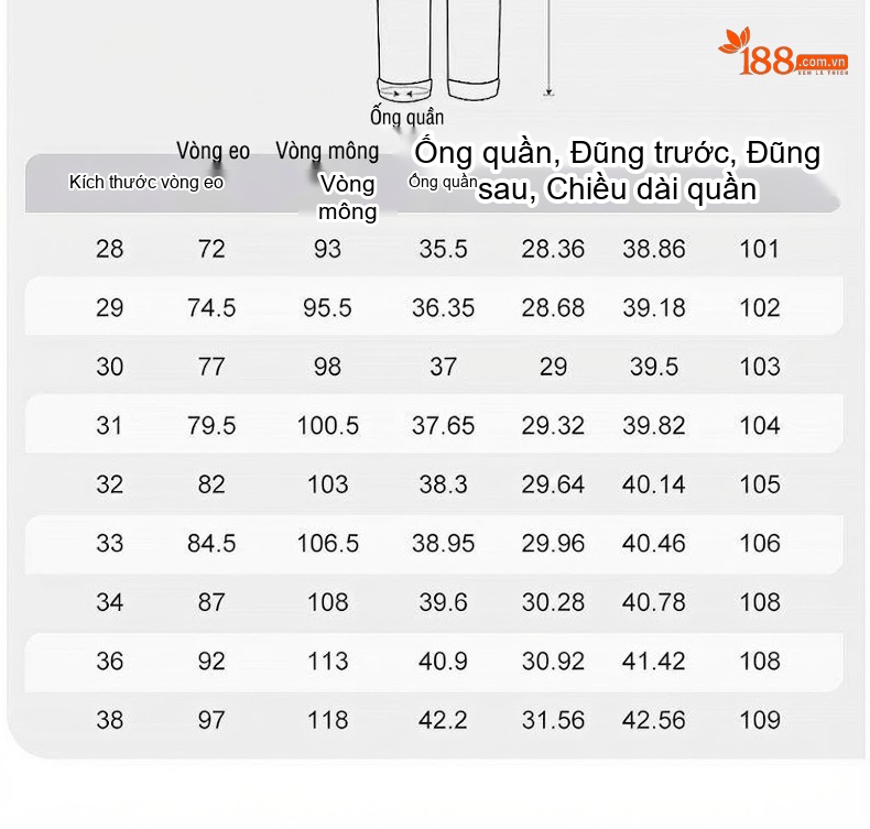 Quần Jean Nam Cotton Ống Đứng Co Giãn Thoải Mái Màu Nâu chi tiết 11