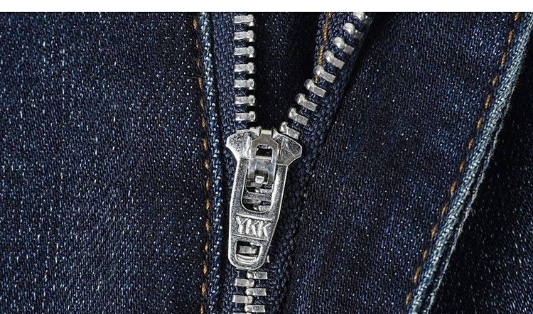 Quần Jean Nam Cotton In Họa Tiết Rách Gối Dáng Ôm Vừa Màu Xanh chi tiết 41