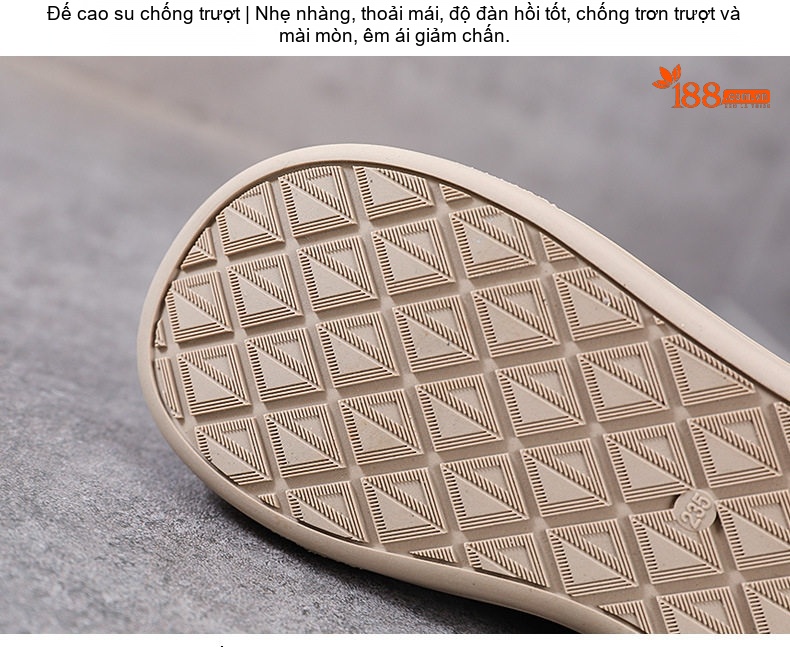 Giày Cao Cổ Nữ Da Bò Đế Bánh Mì Chiều Cao Đế Khoảng 4cm Màu Vàng, Nâu, Đỏ chi tiết 9
