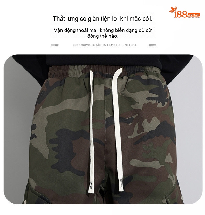 Quần Jogger Nam Lót Lông Cừu Non Dày Dặn Phong Cách Mỹ Ống Bo Chun Màu Rằn Ri, Đen chi tiết 9