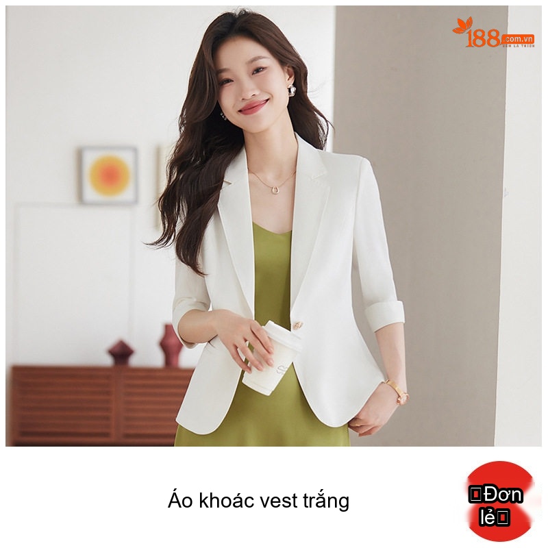 Áo Vest Nữ Tay Lỡ Dáng Ôm Phong Cách Hàn Quốc Màu Trắng, Hồng, Xanh Nhạt