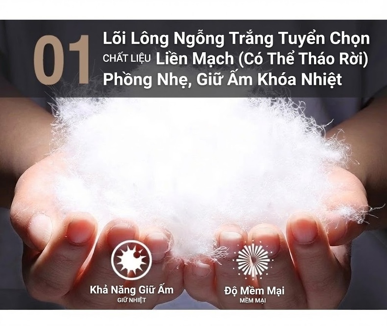 Áo Khoác Da Cừu Nam Lông Chồn Dày Dặn Màu Nâu, Đen chi tiết 4