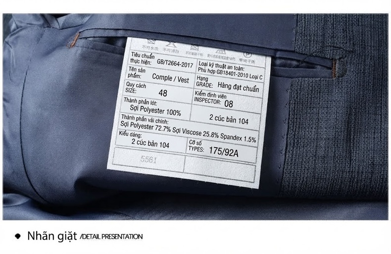 Áo Vest Nam Trung Niên Vải Dệt Kim Phong Cách Doanh Nhân Màu Xám Xanh chi tiết 21