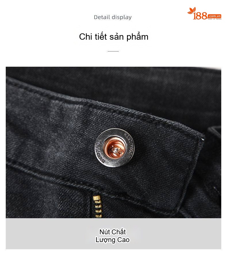 Quần Jean Nam Ống Đứng Lụa Lyocell Cao Cấp, Thoải Mái Màu Xanh Dương, Xám chi tiết 27
