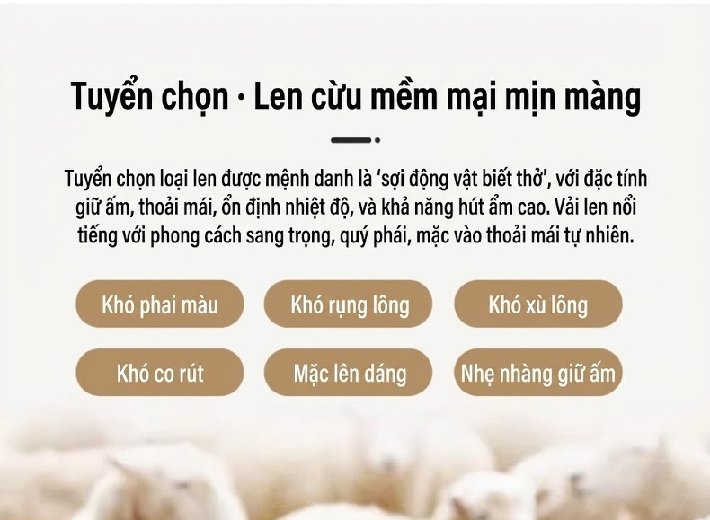 Áo Khoác Nam 100% Lông Cừu Cổ Bẻ Khóa Kéo Dáng Ngắn Màu Xám, Nâu chi tiết 4