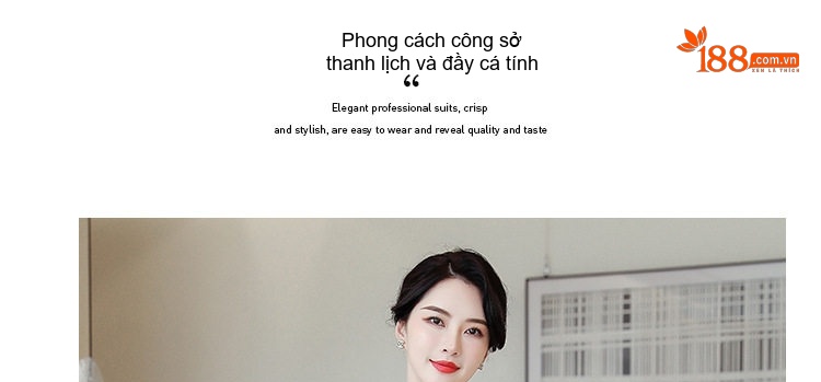 Bộ Vest Công Sở Nữ Tay Lỡ Màu Hồng chi tiết 36
