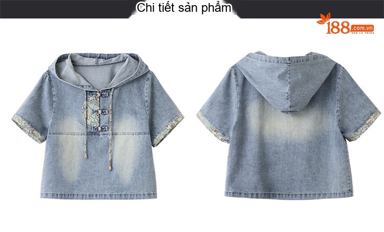 Bộ Quần Áo Nữ Thiết Kế Thêu Hoa Cao Cấp, Áo Hoodie Quần Ống Rộng Phong Cách Trung Hoa Màu Xanh Denim chi tiết 24