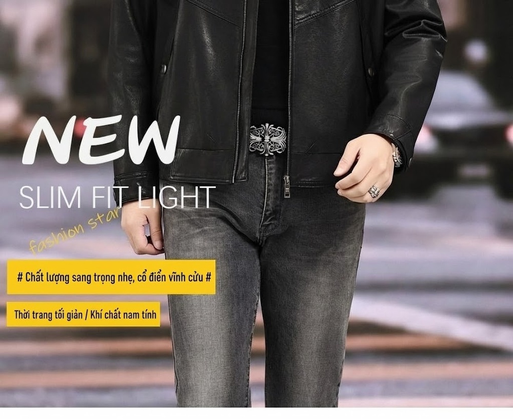 Áo Khoác Da Cừu Nam Ngắn Tay Dáng Bomber Thời Trang Màu Đen chi tiết 2