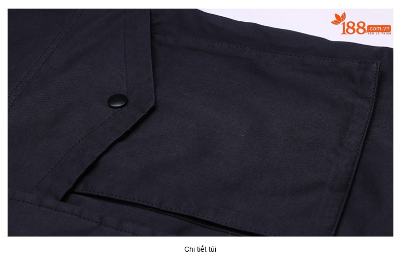 Áo Khoác Cotton Nữ Dáng Ngắn Lót Lông Cổ Lông Màu Đen, Xanh Rêu chi tiết 33