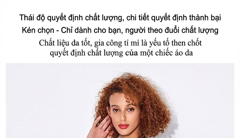 Áo Khoác Da Cừu Nữ Dáng Ngắn Cổ chữ Vest Phong Cách Rider Màu Đen chi tiết 3