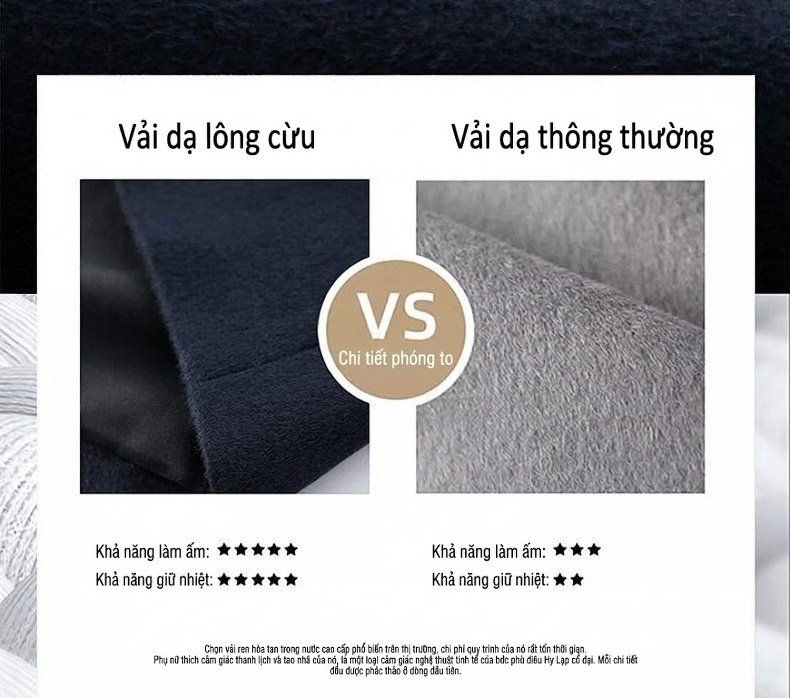 Áo Vest/Blazer Nam 100% Lông Cừu Màu Đen, Xanh Navy chi tiết 3