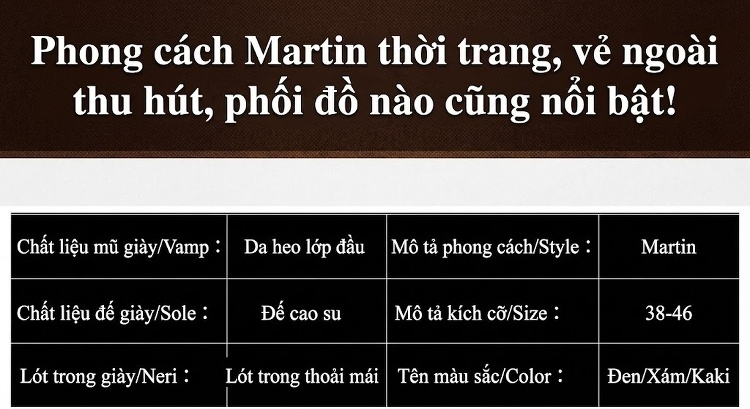 Giày Boot Nam Cổ Cao Da Mờ Lót Lông Chiều Cao Đế Khoảng 3cm Màu Đen, Xám, Xanh Rêu chi tiết 4