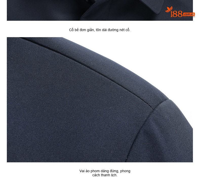 Áo Khoác Phao Nam Trung Niên Chất Liệu Milk Silk Lót Lông Vũ Trắng 85/15 Màu Xanh Navy chi tiết 23