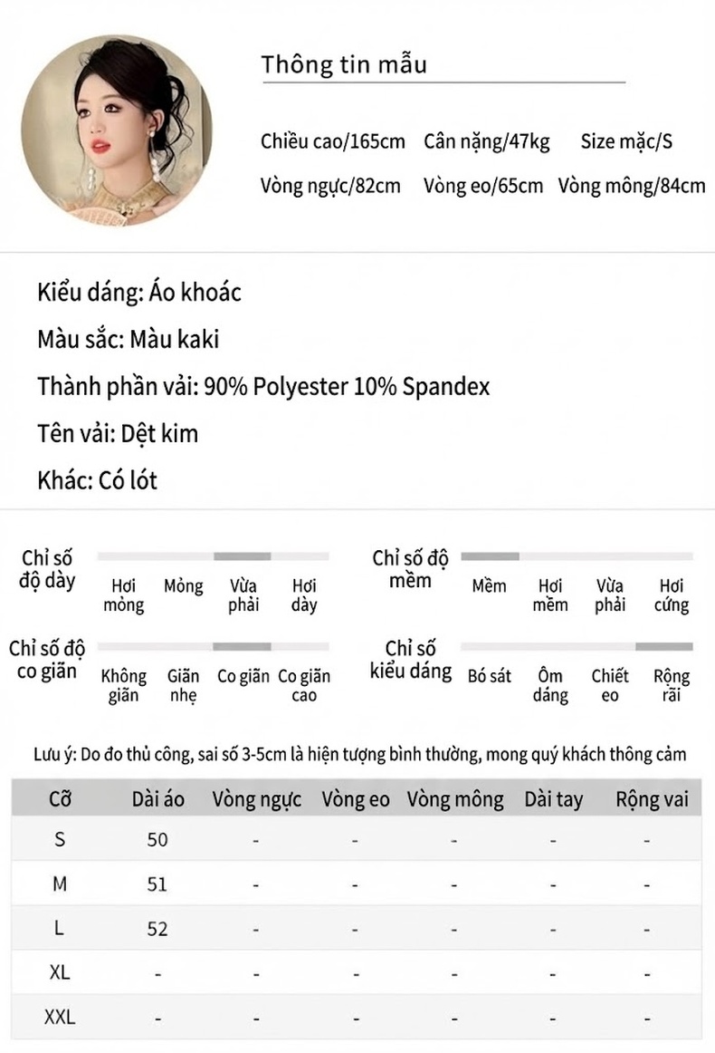 Áo Khoác Cardigan Nữ Dệt Kim Viền Lông Thời Trang Màu Be chi tiết 2
