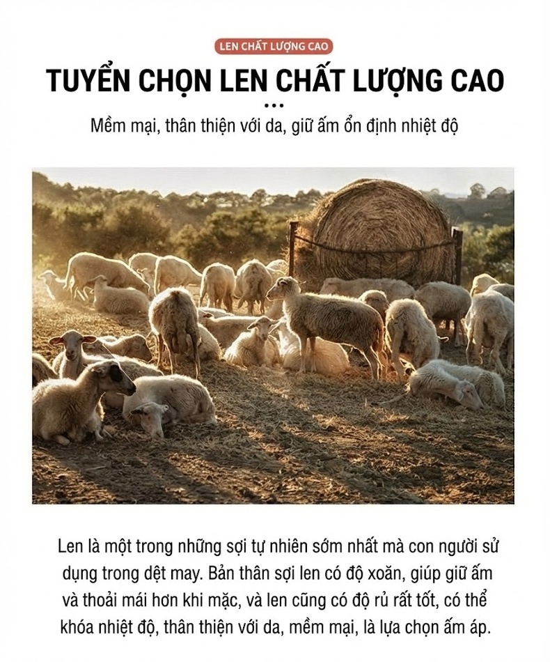 Áo Khoác Dạ Nữ Dáng Dài Hai Mặt Thanh Lịch Màu Trắng Kem, Xám, Đen, Nâu chi tiết 5
