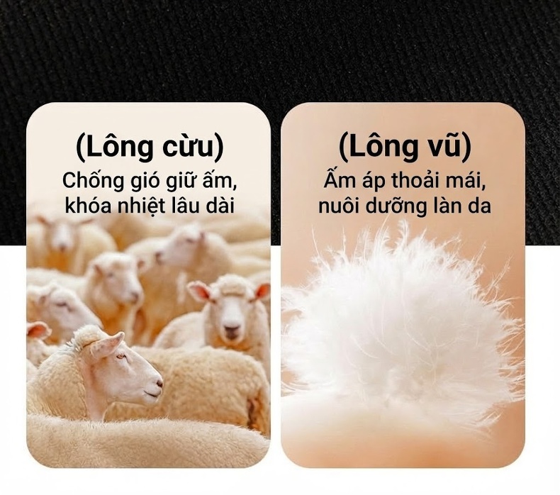 Quần Dài Nam Ống Suông Giữ Ấm Lót Lông Cừu Co Giãn Thoải Mái Màu Đen, Xanh Navy chi tiết 8