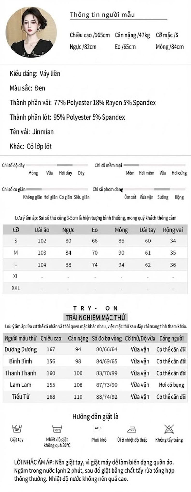 Váy liền thân Nữ Tiểu Thư Thiết Kế Đính Đá Ôm Dáng Dài Qua Gối Màu Đen chi tiết 2