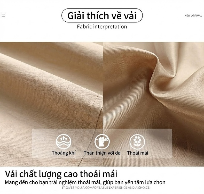Áo Khoác Gió Nữ Dáng Ngắn Có Mũ Trùm Đầu Phong Cách Thu Đông Màu Be, Nâu chi tiết 5