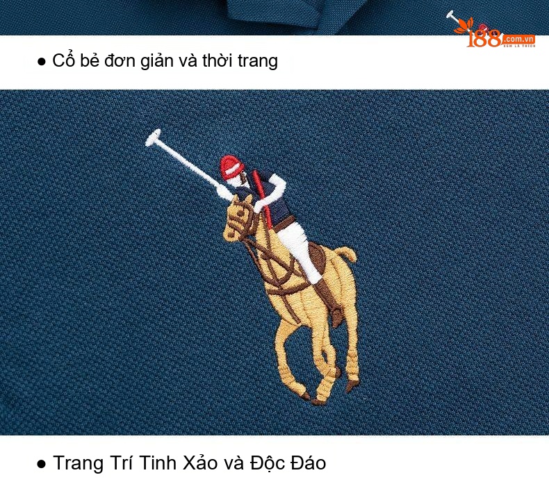 Áo Polo Tay Dài Nam Cotton Cổ Bẻ Dáng Ôm Mùa Thu Màu Cam, Đỏ, Be, Xám... chi tiết 47