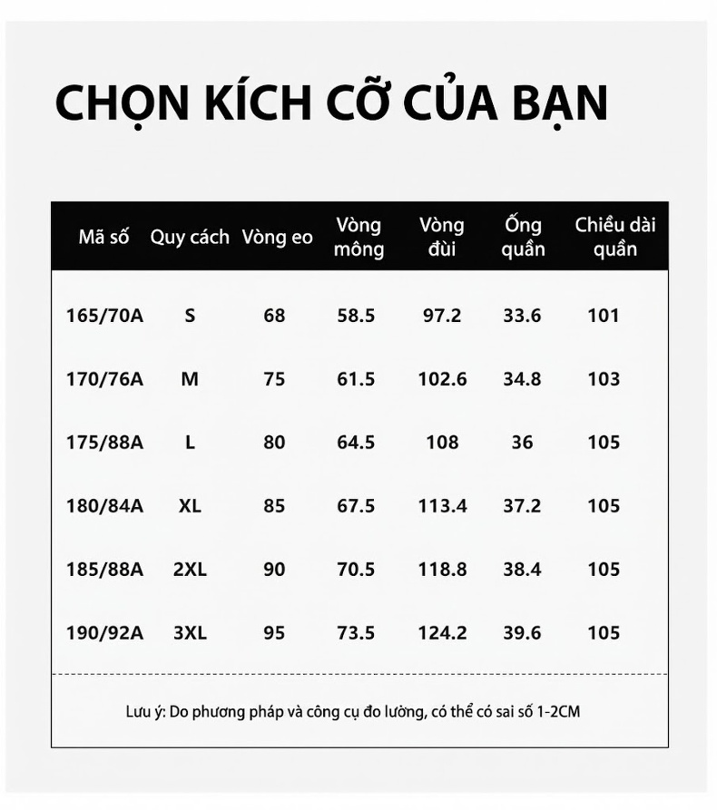 Quần Dài Ống Suông Nam Nữ Gọn Nhẹ Giữ Ấm Lót Lông Vũ Thể Thao Dáng Rộng Màu Đen chi tiết 14