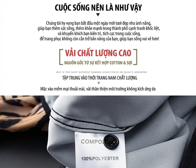 Áo Sơ Mi Dài Tay Nam In Họa Tiết Da Báo Phong Cách Âu Mỹ Thoải Mái Chống Nhăn chi tiết 4