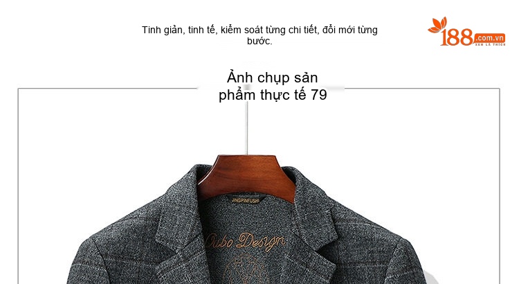 Áo Khoác Dạ Nam Hai Mặt Lông Cừu Dáng Dài Trung Niên Phong Cách Công Sở Màu Xám chi tiết 9