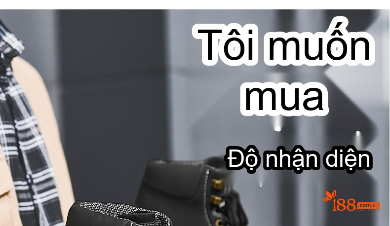Giày Martin Cao Cổ Nam Nữ Phong Cách Anh Quốc Da Mờ Chiều Cao Đế Khoảng 3cm Màu Đen, Nâu chi tiết 10