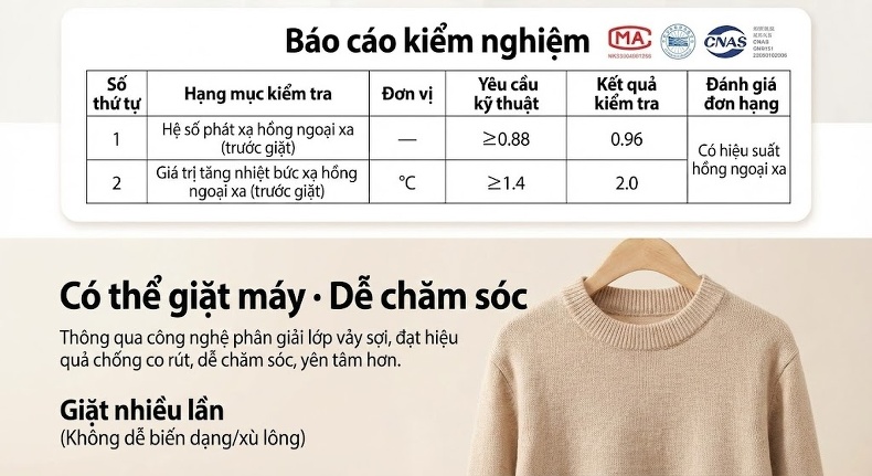 Áo Len Nam Cổ Lọ Dệt Kim Tay Dài Giữ Ấm Màu Xanh, Xám, Be, Trắng... chi tiết 6
