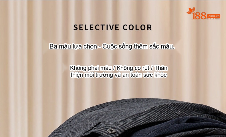 Quần Tây Nam Vải Lông Cừu Pha Len Dáng Suông Ống Đứng Cao Cấp Màu Xám Đậm, Xanh Navy chi tiết 3
