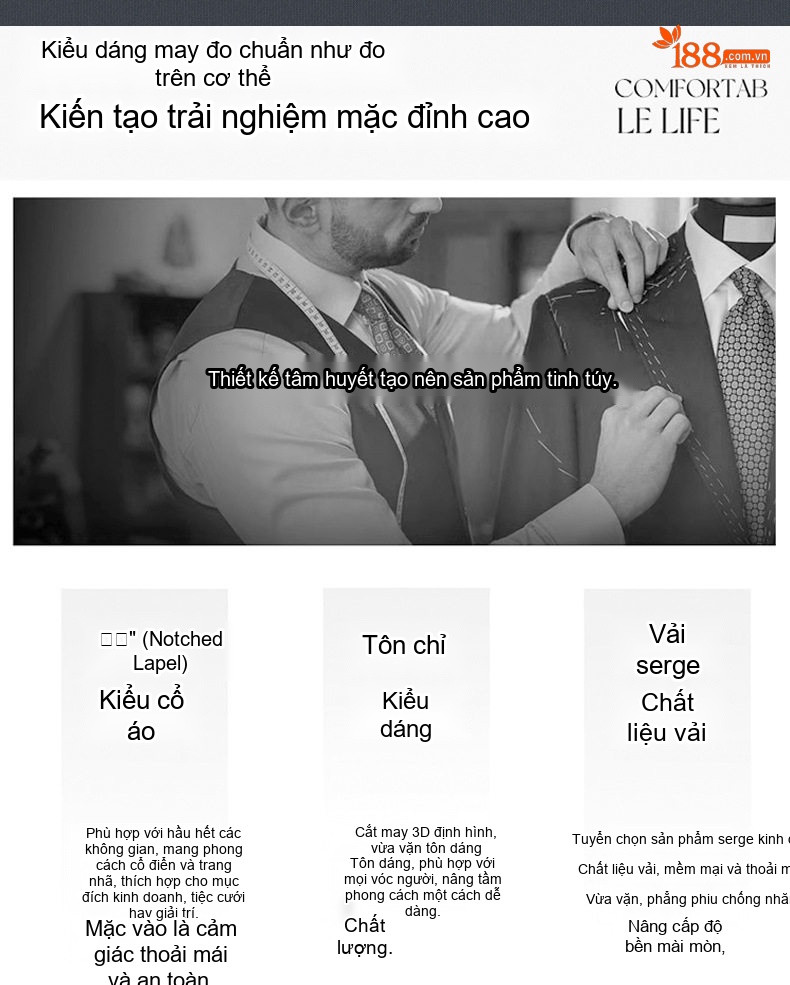 Bộ Vest Công Sở Nữ Lễ Tân Khách Sạn Thiết Kế Mới Thanh Lịch Màu Xanh Navy, Xám chi tiết 6