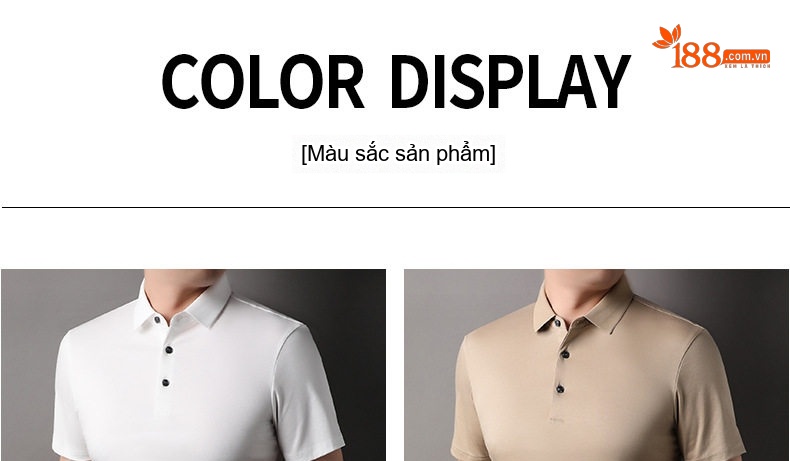 Áo Polo Nam Cotton Ngắn Tay Phong Cách Hàn Quốc Màu Xanh, Trắng, Xám, Tím... chi tiết 3