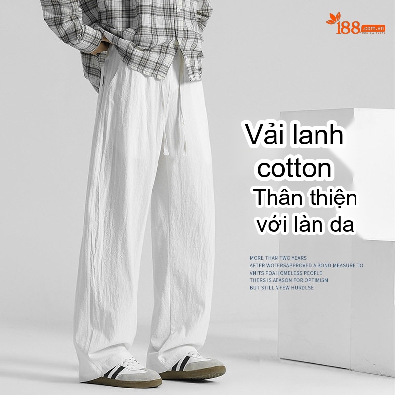 Quần Dài Nam Cotton Ống Đứng Co Giãn Thoải Mái Phong Cách Công Sở Màu Đen, Xám, Nâu chi tiết 16